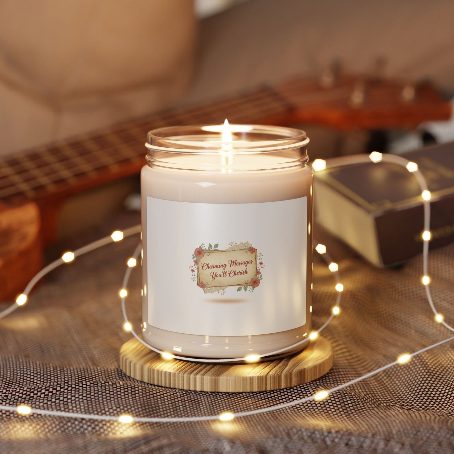 Love Letter Wax Seal Candle, Soy Jar Candle | Vintage Letter Romance