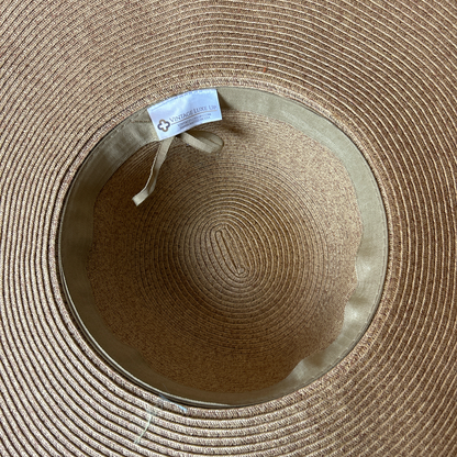 GG Blooms Blue Perfect Straw Sun Hat