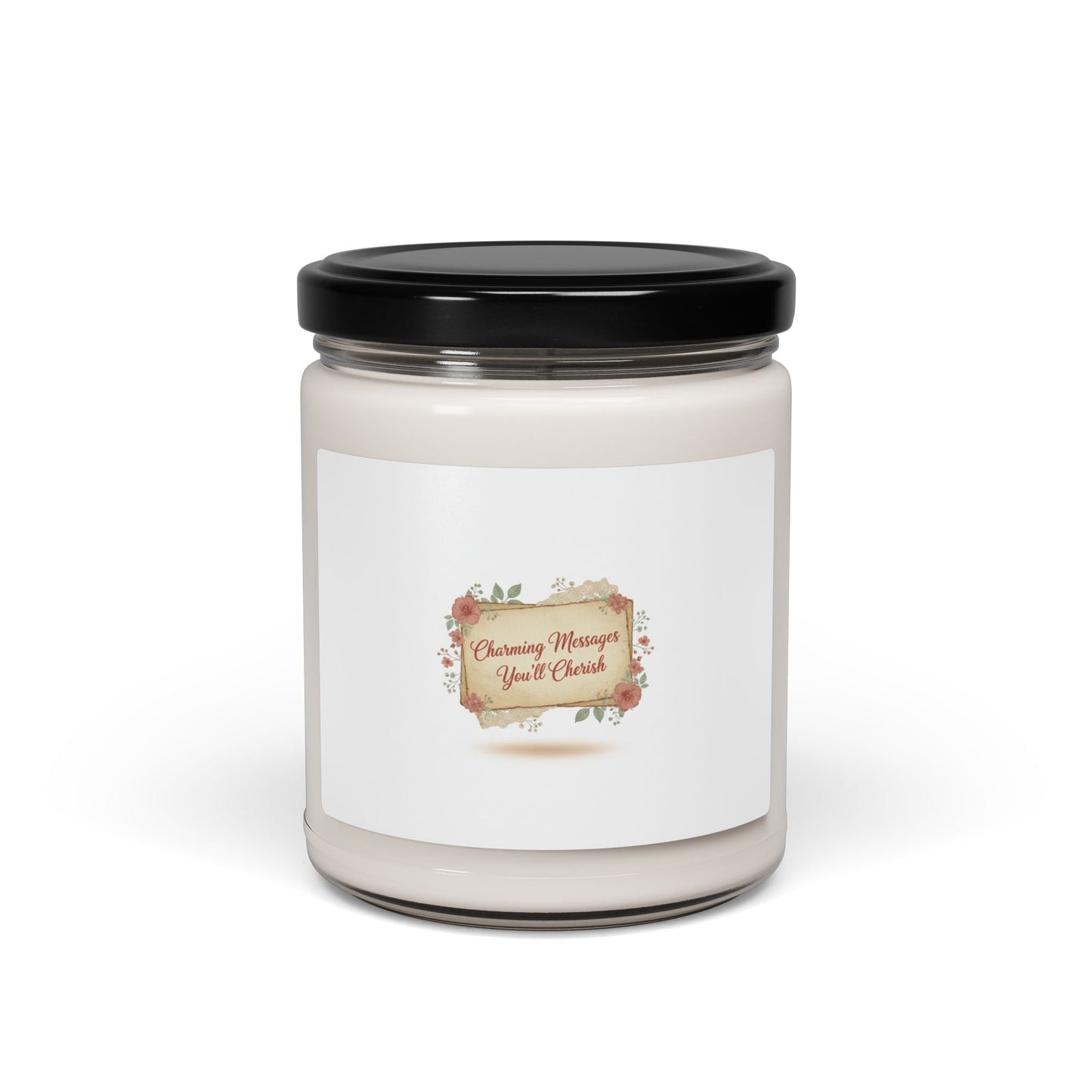 Love Letter Wax Seal Candle, Soy Jar Candle | Vintage Letter Romance