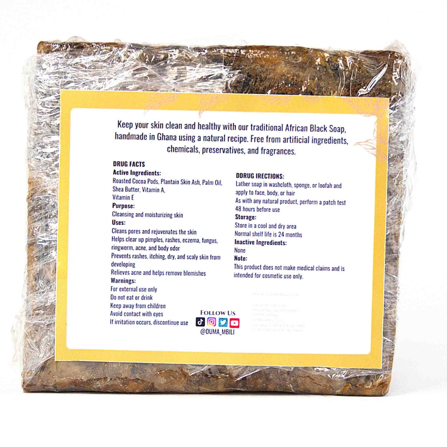 African Black Soap | Organic Skincare for Clear/Glowing Skin