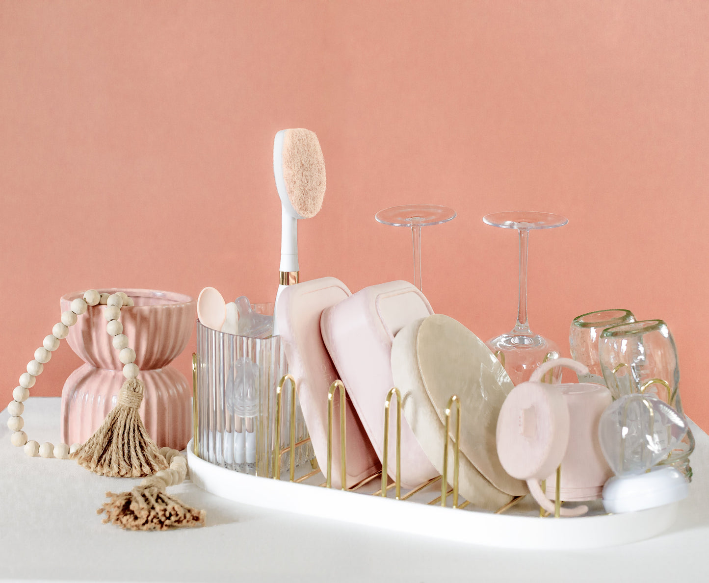 Airess Drying Rack, Tulip Prong Set, and Spristle Wand Starter Set