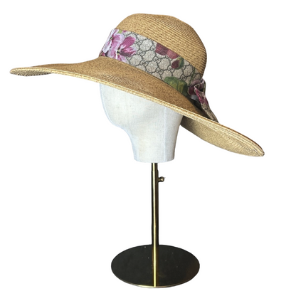 GG Blooms Pink Perfect Straw Sun Hat