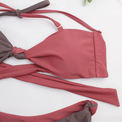 Geelal Color Block 2pc Bikini -Reversible