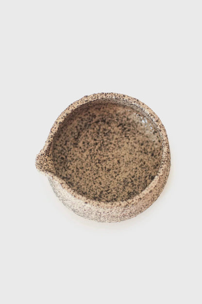 Handmade Stoneware Matcha Bowl - Oats Collection