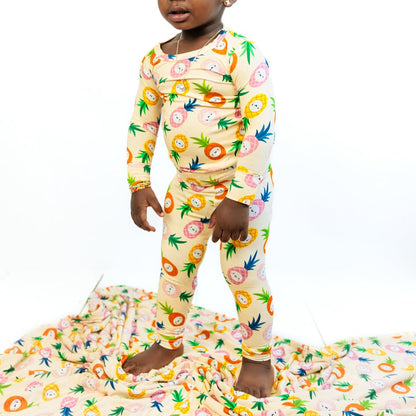 LONG SLEEVE 2 PIECE SETS- Kawaii Pineapple