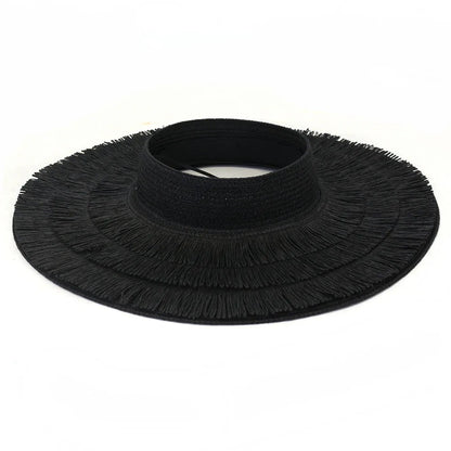Empty Top Straw Sun Hat
