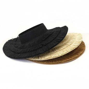 Empty Top Straw Sun Hat