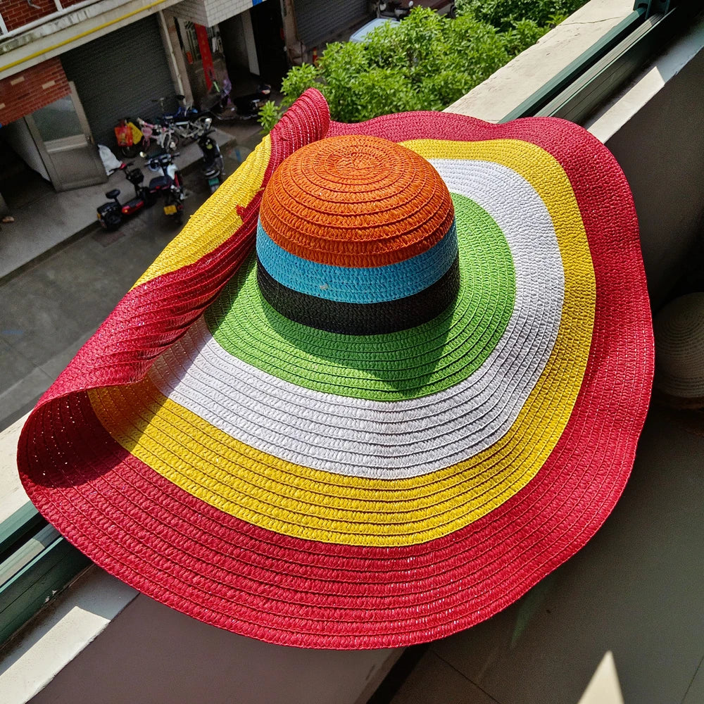 Empty Top Straw Sun Hat