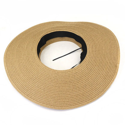 Empty Top Straw Sun Hat