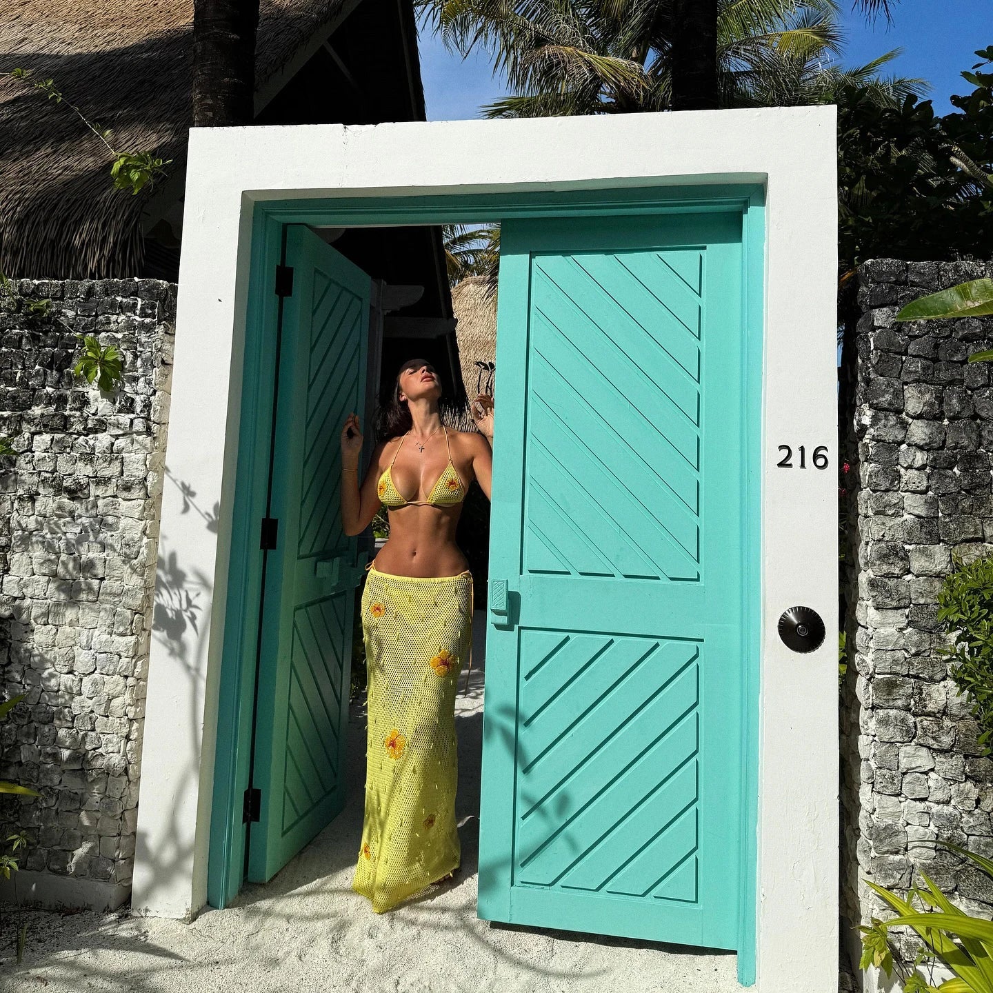 Tropical Sally Three-Piece Swimsuit