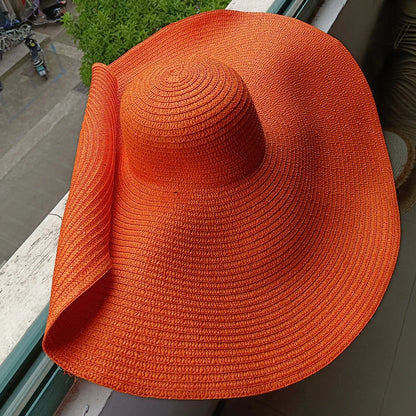 Empty Top Straw Sun Hat