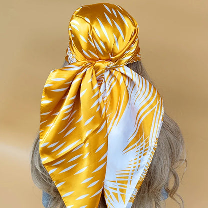 Multi Color Floral Head Scarf