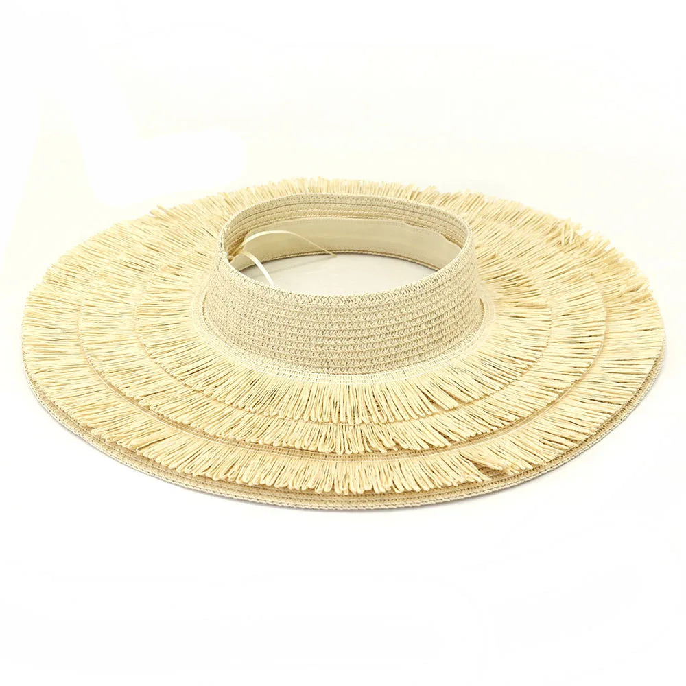 Empty Top Straw Sun Hat