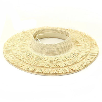 Empty Top Straw Sun Hat