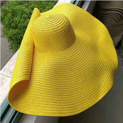 Empty Top Straw Sun Hat