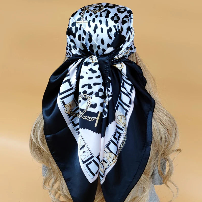 Multi Color Floral Head Scarf