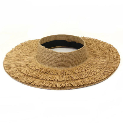 Empty Top Straw Sun Hat
