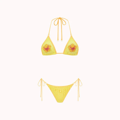 Tropical Sally Three-Piece Swimsuit
