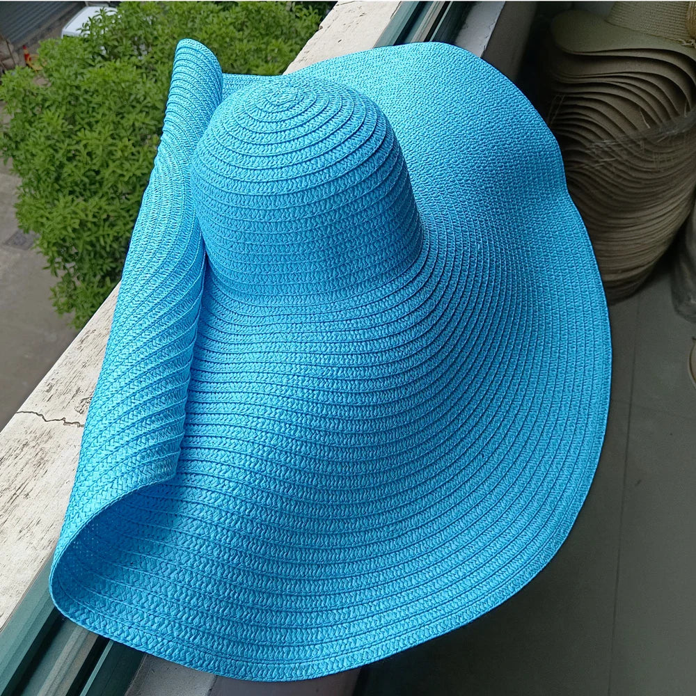Empty Top Straw Sun Hat