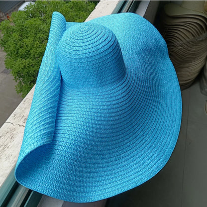 Empty Top Straw Sun Hat
