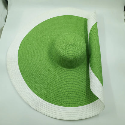 Empty Top Straw Sun Hat