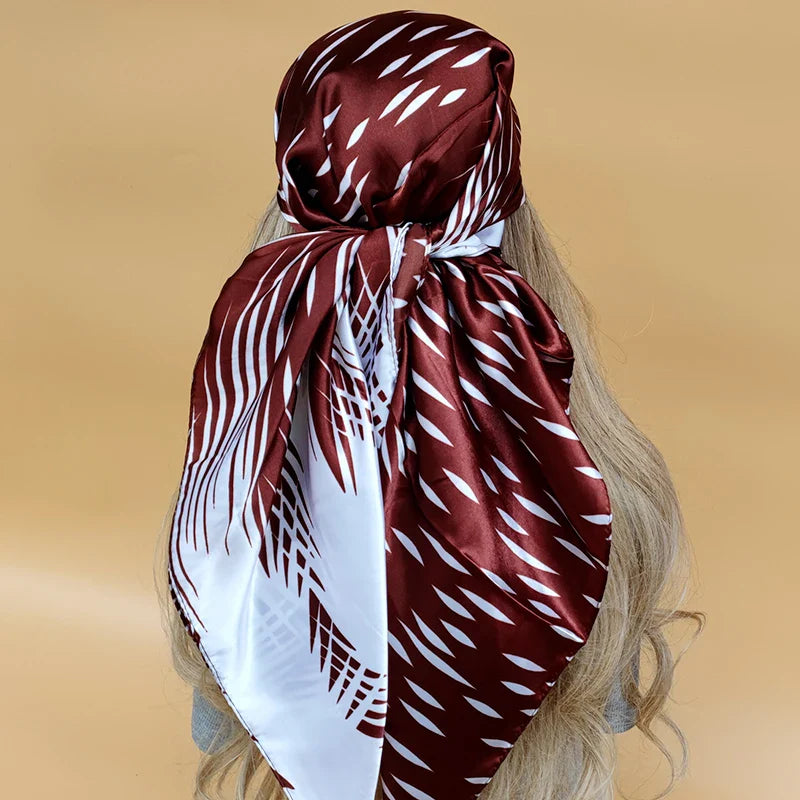 Multi Color Floral Head Scarf