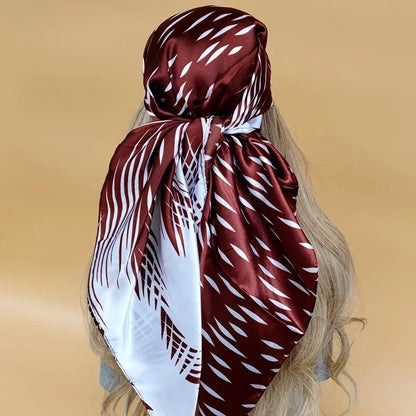 Multi Color Floral Head Scarf