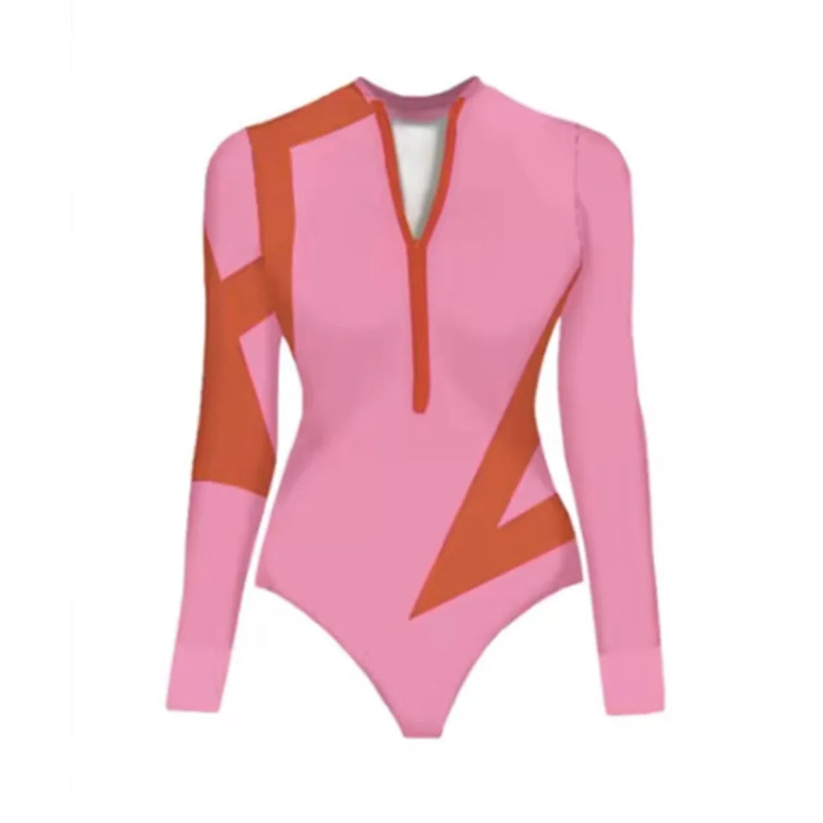 Long Sleeve UV Protection Swimsuit w/Wrap