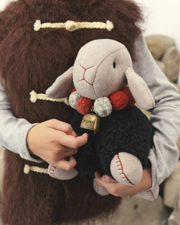 Large Wool Lamb Toy