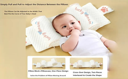 Adjustable Baby Head Shaping Pillow - Organic Cotton